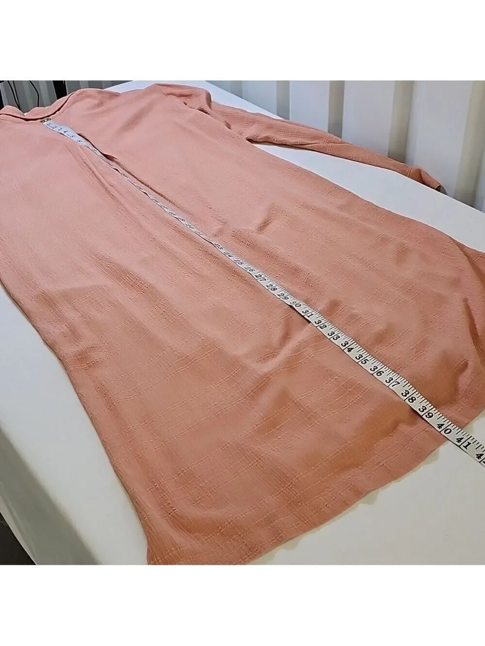 Free People Womens Orange Button-Up Long Shirt Dress Size Small
